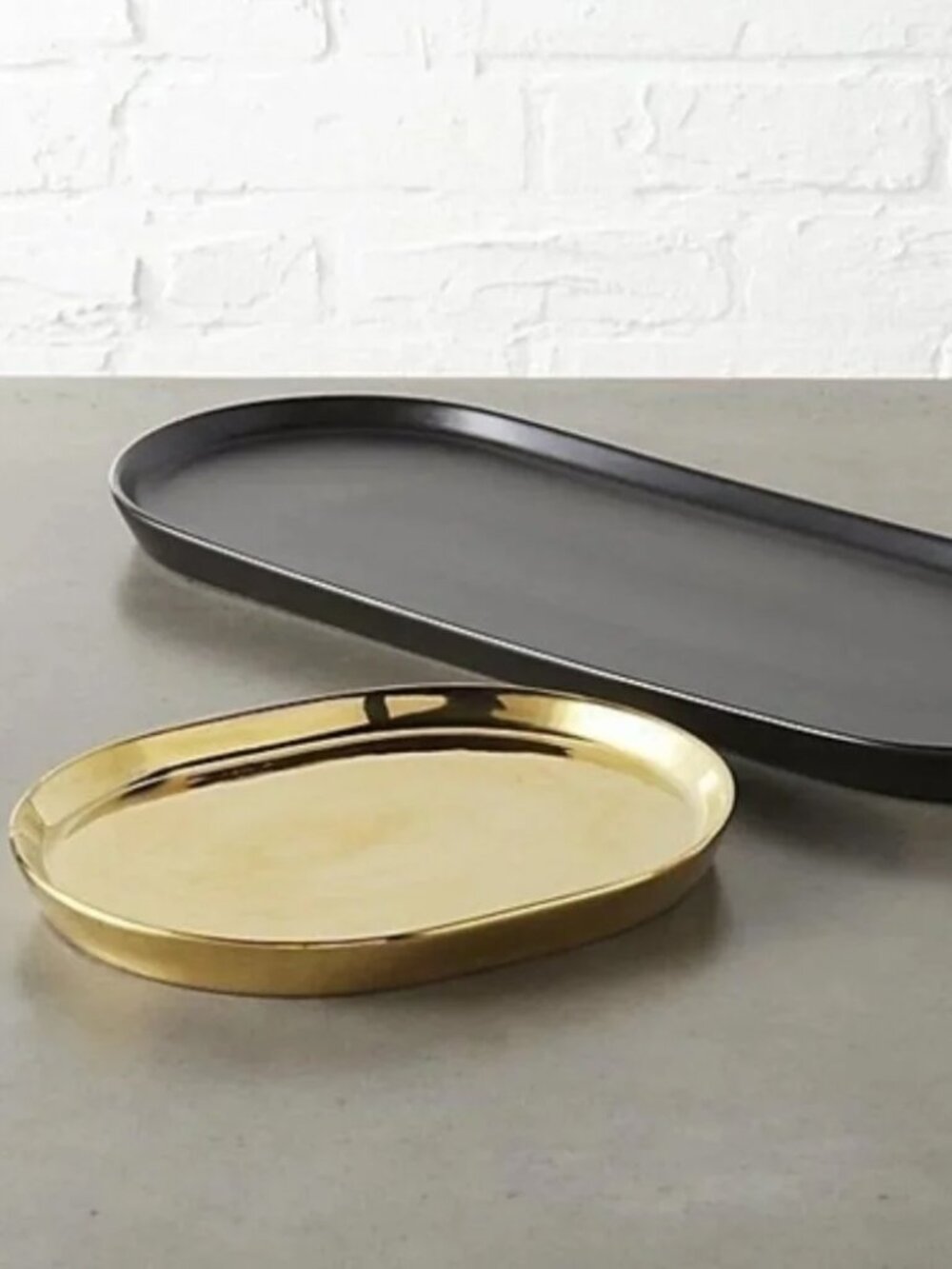 CB2 Prescription Platter in Gold - Rare/Discontinued